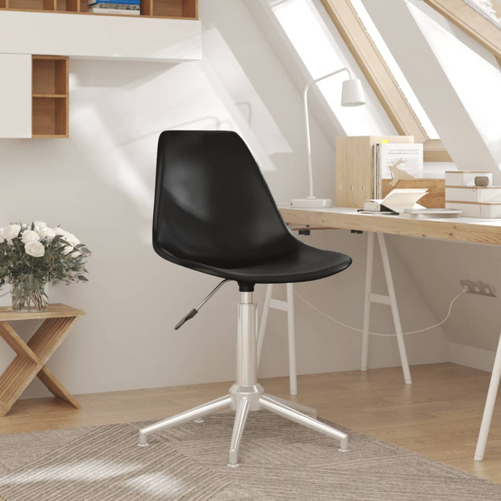 Ergonomic Swivel Office Chair in Black - Height Adjustable, Modern Design, Comfortable Seating - Premium  from Home Treasures - Just £81.99! Shop now at Home Treasures