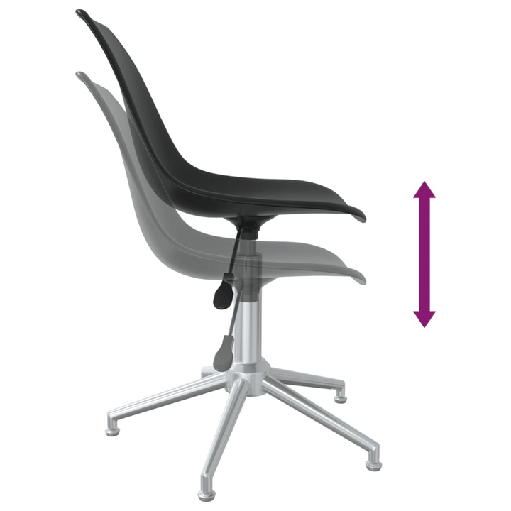 Ergonomic Swivel Office Chair in Black - Height Adjustable, Modern Design, Comfortable Seating - Premium  from Home Treasures - Just £81.99! Shop now at Home Treasures