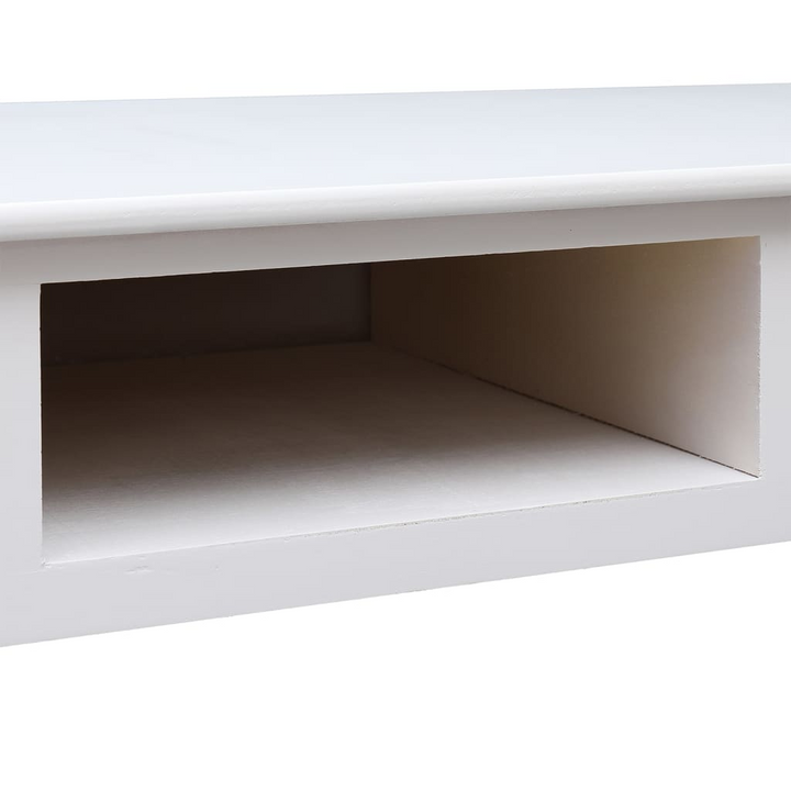 Stylish & Practical Paulownia Wood Work Desk in White - 108 x 45 x 76 cm, Elegant Design with Ample Storage Space - Premium  from Home Treasures - Just £110.99! Shop now at Home Treasures