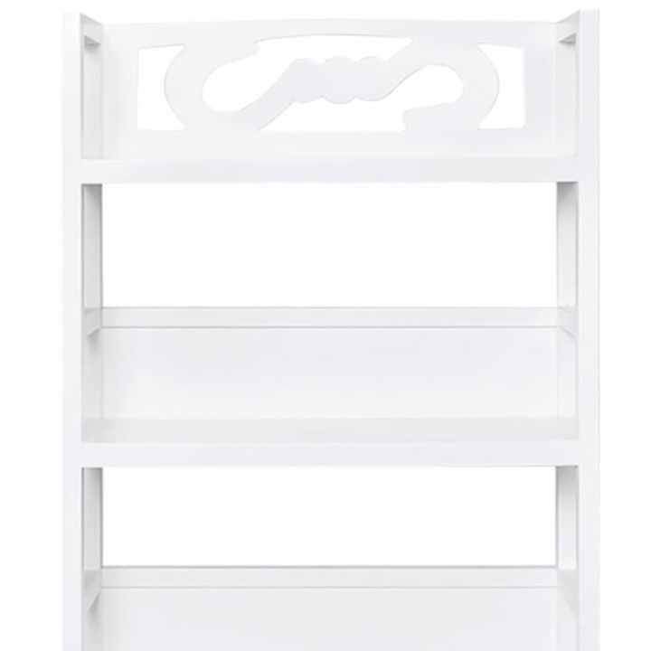 Elegant Paulownia Wood Display Cabinet in White - 46 x 24 x 140cm - Ample Storage and Stylish Design - Premium  from Home Treasures - Just £127.99! Shop now at Home Treasures