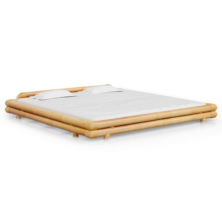 Eco-Friendly Bamboo Bed Frame 200 x 200cm - Durable & Rustic Design - Premium  from Home Treasures - Just £1022.99! Shop now at Home Treasures