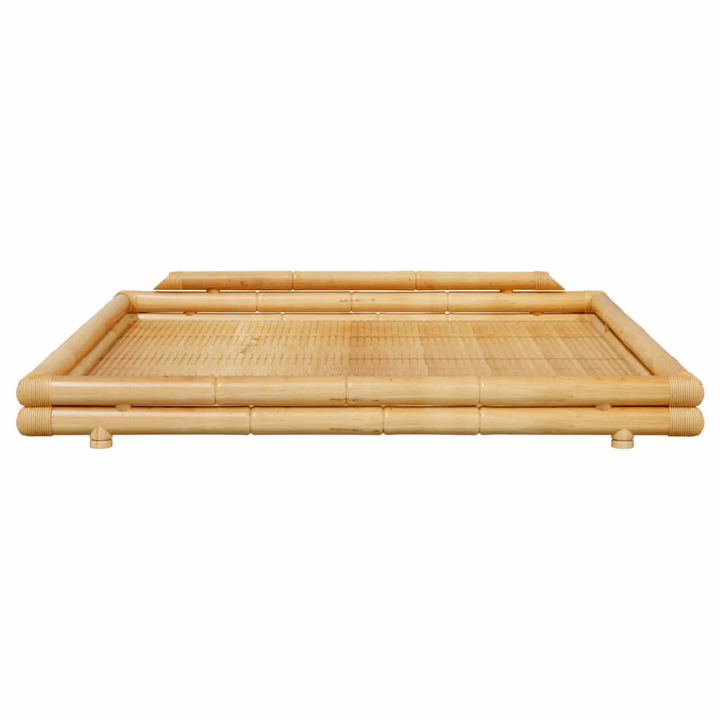 Eco-Friendly Bamboo Bed Frame 200 x 200cm - Durable & Rustic Design - Premium  from Home Treasures - Just £1022.99! Shop now at Home Treasures