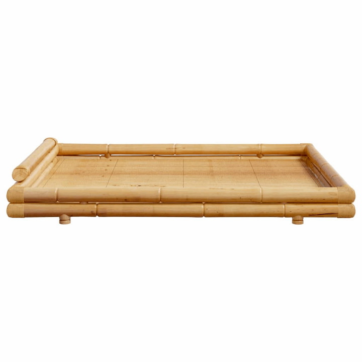 Eco-Friendly Bamboo Bed Frame 160 x 200cm - Vintage-Style, Durable, and Rustic Charm - Premium  from Home Treasures - Just £930.99! Shop now at Home Treasures