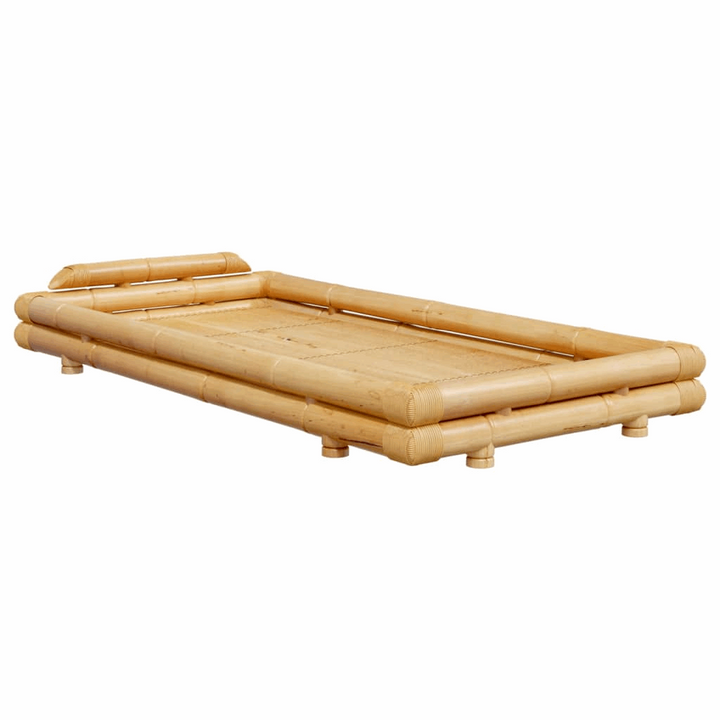 Eco-Friendly Bamboo Bed Frame 90 x 200cm - Rustic Style, Durable & Sustainable - Premium  from Home Treasures - Just £841.99! Shop now at Home Treasures