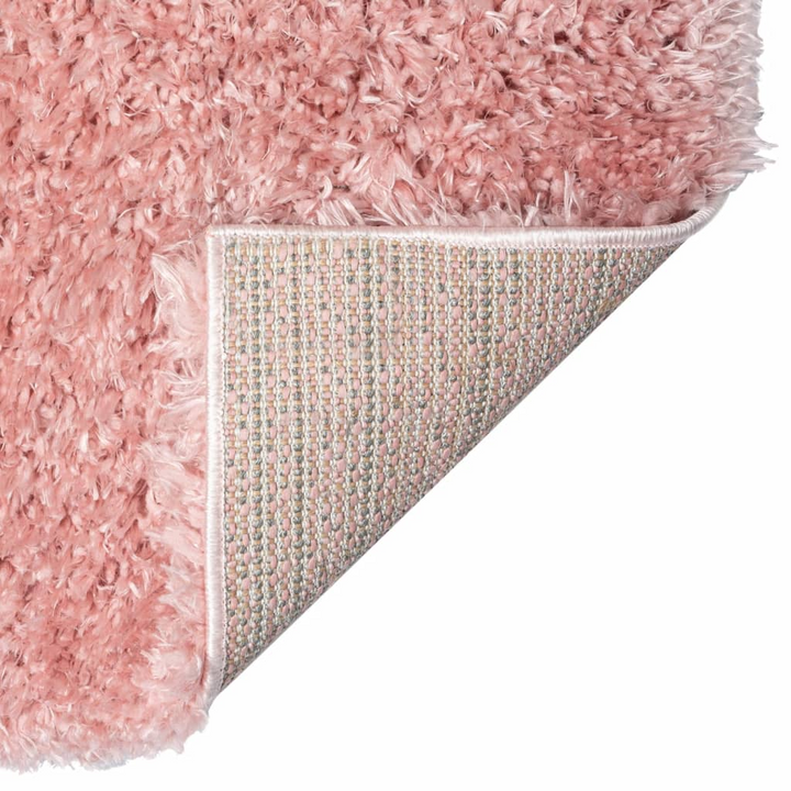 Luxurious High Pile Shaggy Rug in Soft Pink - 160x230 cm, 50 mm Pile Height, Cozy Polyester Mat for Living Rooms & Bedrooms - Premium  from Home Treasures - Just £131.99! Shop now at Home Treasures