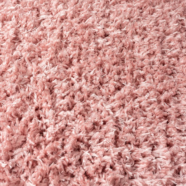 Luxurious High Pile Shaggy Rug in Soft Pink - 160x230 cm, 50 mm Pile Height, Cozy Polyester Mat for Living Rooms & Bedrooms - Premium  from Home Treasures - Just £131.99! Shop now at Home Treasures