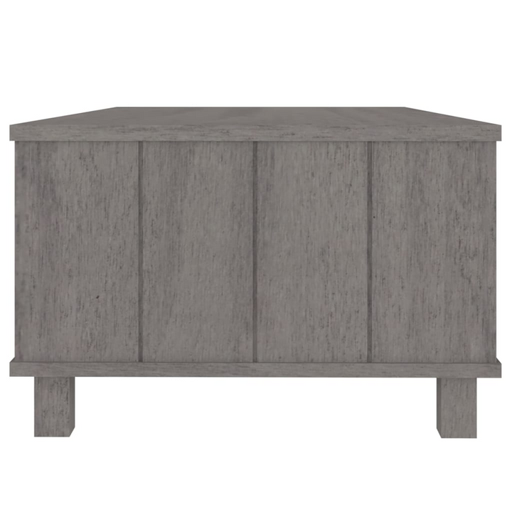 HAMAR Coffee Table | Light Grey | Solid Pine Wood | 100x55x35 cm | Drawer & Storage Compartment - Premium  from Home Treasures - Just £86.99! Shop now at Home Treasures