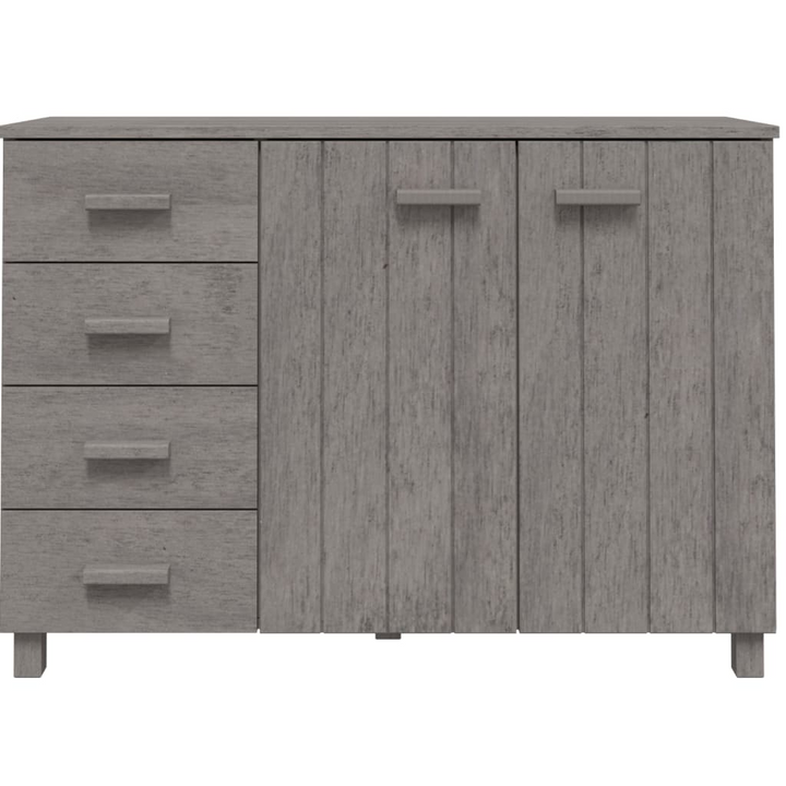 HAMAR Solid Wood Pine Sideboard in Light Grey - Stylish & Sturdy Storage - Premium  from Home Treasures - Just £151.99! Shop now at Home Treasures