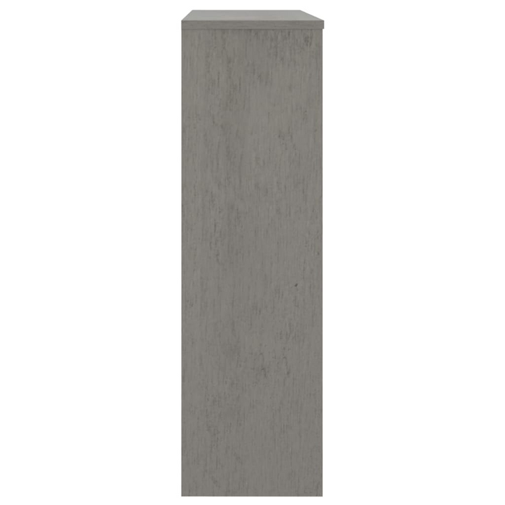 HAMAR Highboard Top in Light Grey - Solid Pinewood, Decorative & Practical | 90x30x100cm - Premium  from Home Treasures - Just £92.99! Shop now at Home Treasures