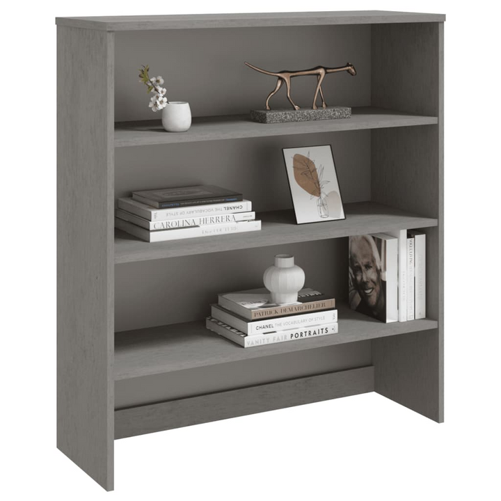 HAMAR Highboard Top in Light Grey - Solid Pinewood, Decorative & Practical | 90x30x100cm - Premium  from Home Treasures - Just £92.99! Shop now at Home Treasures