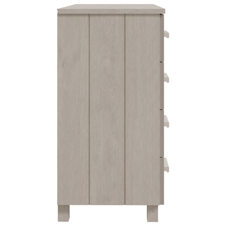 HAMAR White Sideboard - Solid Pine Wood, 5 Drawers, 79x40x80 cm | Elegant & Functional Storage Solution - Premium  from Home Treasures - Just £117.99! Shop now at Home Treasures