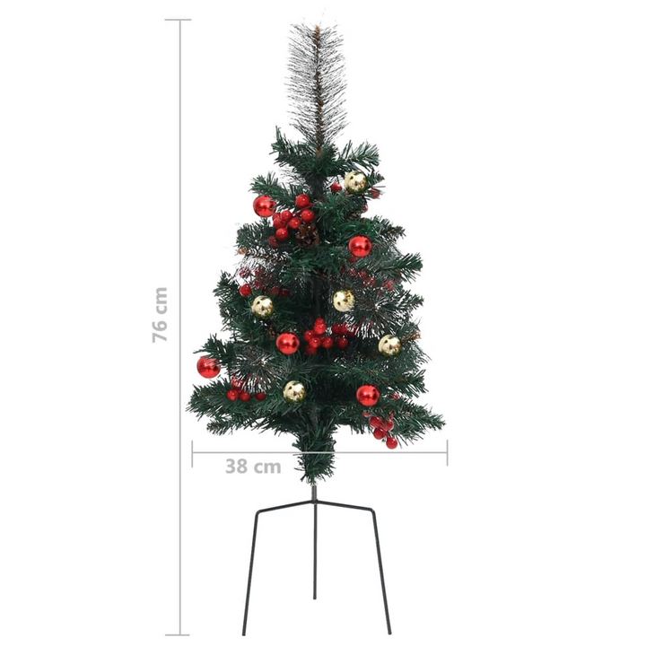 Artificial Pathway Christmas Trees 2 pcs 76 cm PVC | Lifelike Decorative Xmas Trees - Premium  from Home Treasures - Just £17.99! Shop now at Home Treasures