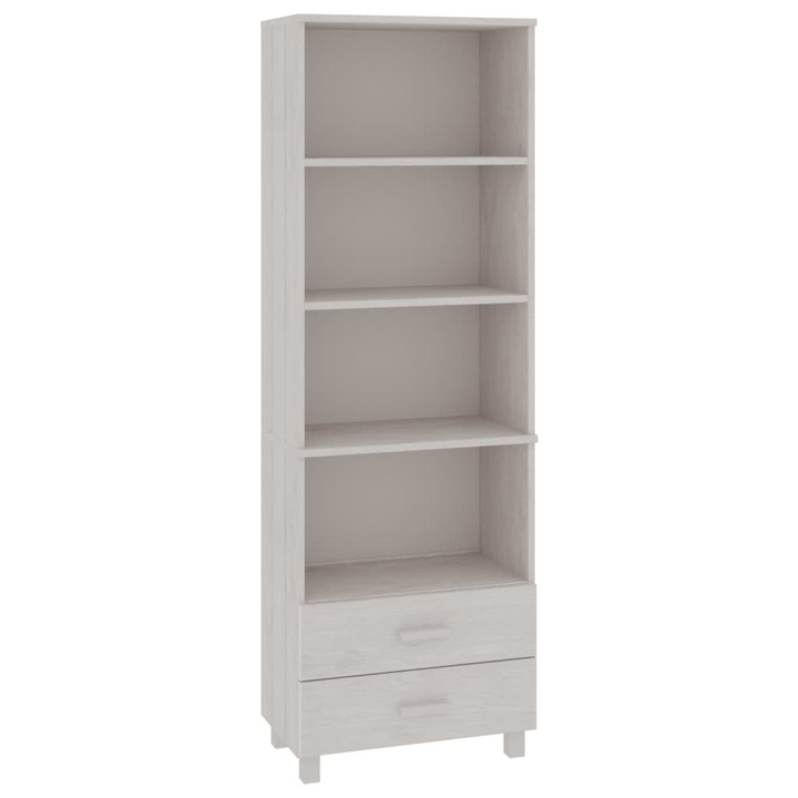 HAMAR Solid Pine Wood Highboard in White 60x35x180 cm | Elegant Cabinet with Drawers & Shelves - Premium  from Home Treasures - Just £147.99! Shop now at Home Treasures