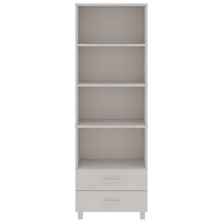 HAMAR Solid Pine Wood Highboard in White 60x35x180 cm | Elegant Cabinet with Drawers & Shelves - Premium  from Home Treasures - Just £147.99! Shop now at Home Treasures