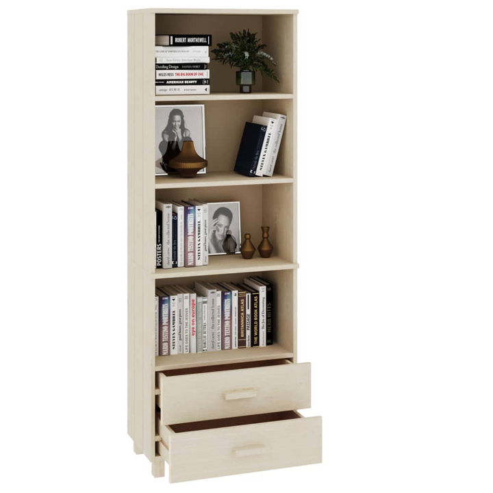 HAMAR Highboard in Honey Brown - 180cm Solid Pine Wood Cabinet with Shelves & Drawers - Premium  from Home Treasures - Just £151.99! Shop now at Home Treasures