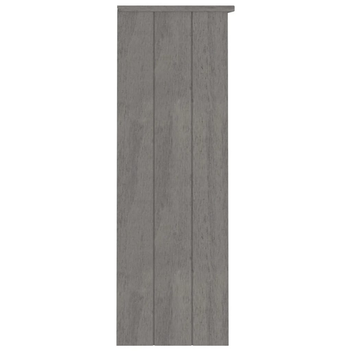 HAMAR Highboard Top Light Grey 85x35x100cm - Solid Pine Wood & MDF | Rustic Storage Solution - Premium  from Home Treasures - Just £91.99! Shop now at Home Treasures