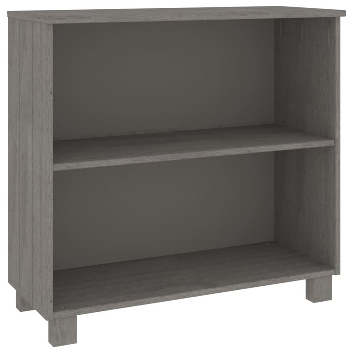 HAMAR Sideboard - Solid Pine Wood, Light Grey, 2 Shelves | Rustic Elegance for Your Home - Premium  from Home Treasures - Just £73.99! Shop now at Home Treasures