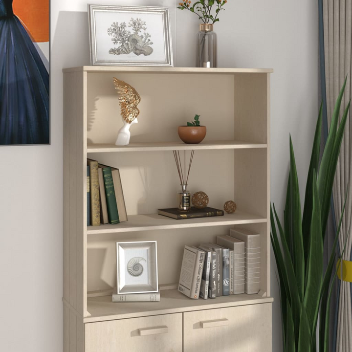 HAMAR Honey Brown Highboard Top - Solid Pine Wood 85x35x100 cm - Elegant and Functional Storage Solution - Premium  from Home Treasures - Just £91.99! Shop now at Home Treasures