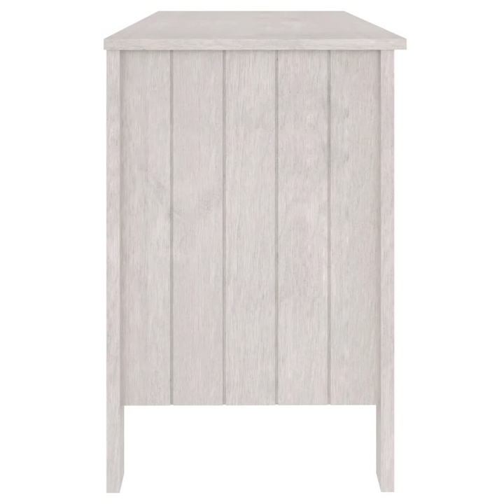 Solid Pine Hamar Work Desk (White) - Durable and Stylish Office Solution, 113 x 50 x 75 cm - Premium  from Home Treasures - Just £138.99! Shop now at Home Treasures