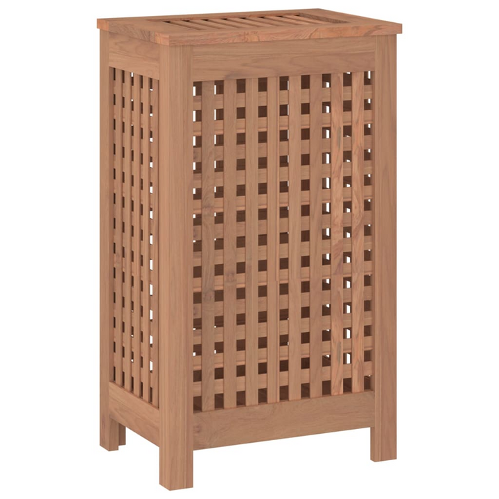 Solid Wood Teak Wash Bin 35x25x60 cm - Durable & Stylish Laundry Storage - Premium  from Home Treasures - Just £56.99! Shop now at Home Treasures