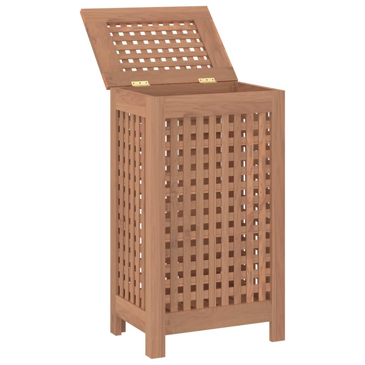 Solid Wood Teak Wash Bin 35x25x60 cm - Durable & Stylish Laundry Storage - Premium  from Home Treasures - Just £56.99! Shop now at Home Treasures