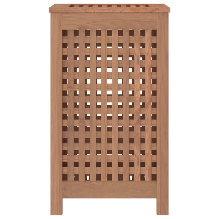 Solid Wood Teak Wash Bin 35x25x60 cm - Durable & Stylish Laundry Storage - Premium  from Home Treasures - Just £56.99! Shop now at Home Treasures