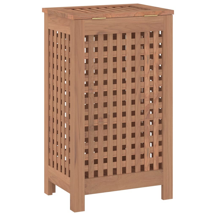 Solid Wood Teak Wash Bin 35x25x60 cm - Durable & Stylish Laundry Storage - Premium  from Home Treasures - Just £56.99! Shop now at Home Treasures