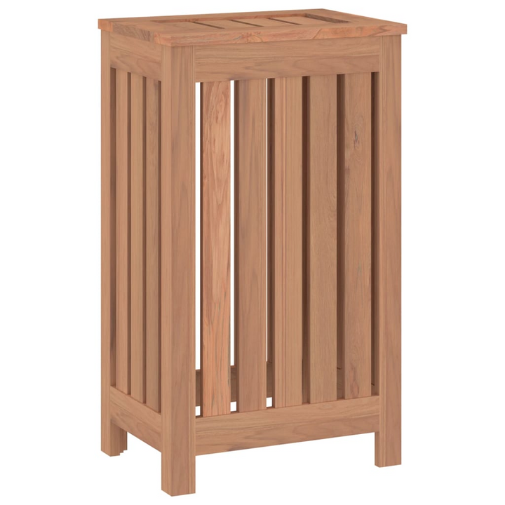 Solid Wood Teak Wash Bin - 35x25x60 cm | Stylish & Durable Laundry Solution - Premium  from Home Treasures - Just £57.99! Shop now at Home Treasures