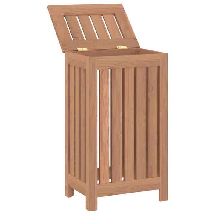 Solid Wood Teak Wash Bin - 35x25x60 cm | Stylish & Durable Laundry Solution - Premium  from Home Treasures - Just £57.99! Shop now at Home Treasures