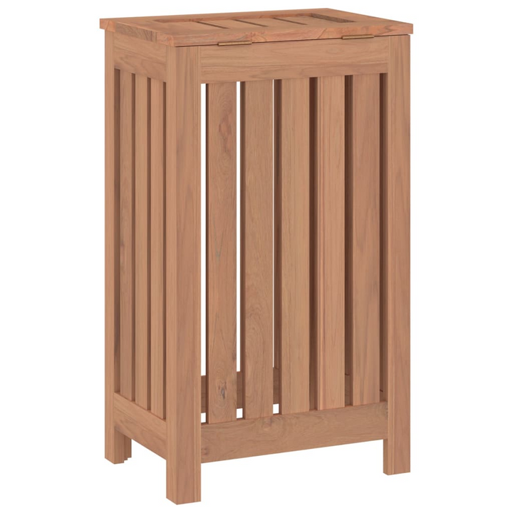 Solid Wood Teak Wash Bin - 35x25x60 cm | Stylish & Durable Laundry Solution - Premium  from Home Treasures - Just £57.99! Shop now at Home Treasures