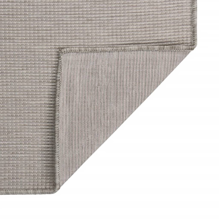 Outdoor Flatweave Rug 80x150 cm in Taupe - Durable, Weather-Resistant Patio Mat for Terrace and Balcony - Premium  from Home Treasures - Just £25.99! Shop now at Home Treasures