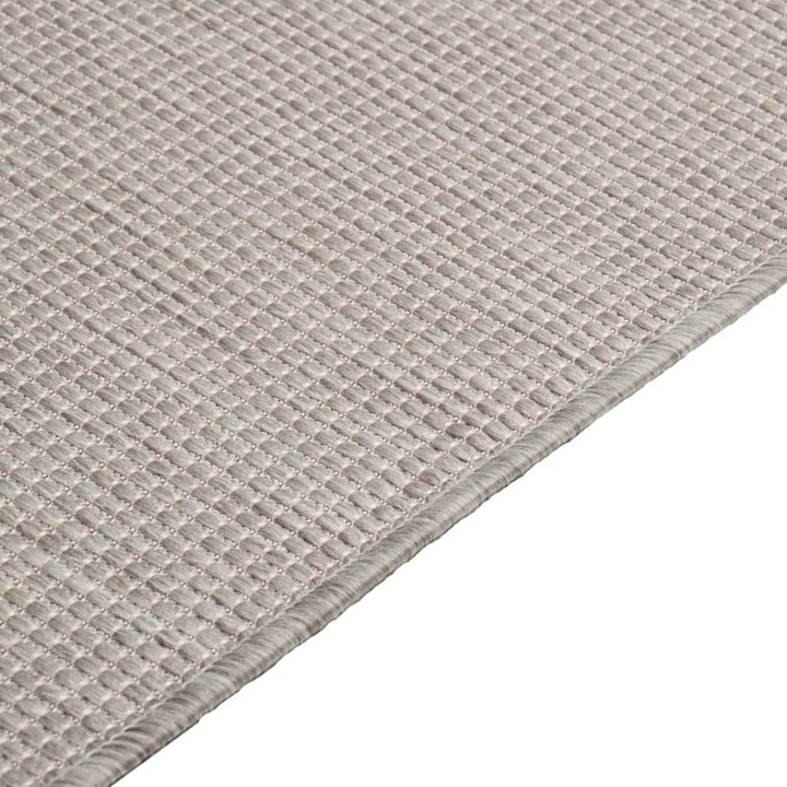 Outdoor Flatweave Rug 80x150 cm in Taupe - Durable, Weather-Resistant Patio Mat for Terrace and Balcony - Premium  from Home Treasures - Just £25.99! Shop now at Home Treasures