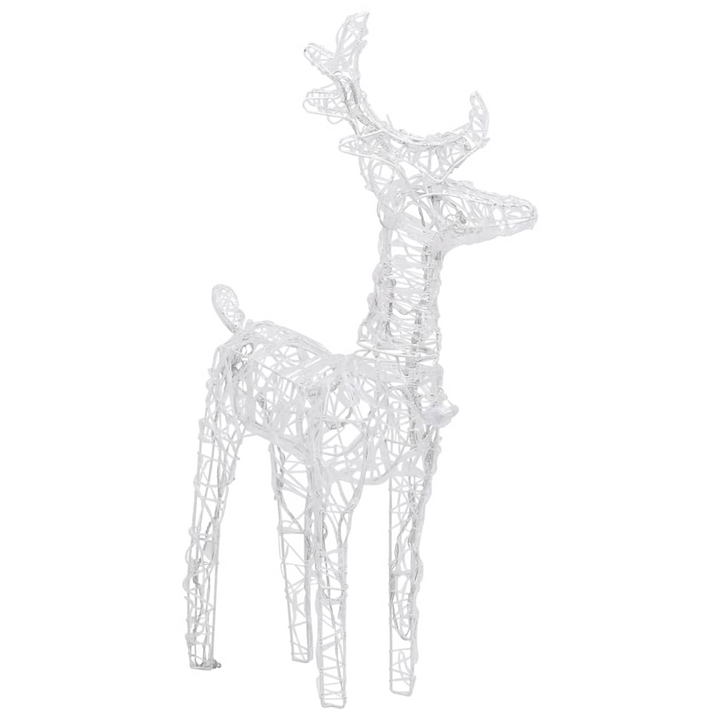 Christmas Reindeers 2 pcs Blue 80 LEDs Acrylic - Festive Holiday Decoration - Premium  from Home Treasures - Just £58.99! Shop now at Home Treasures