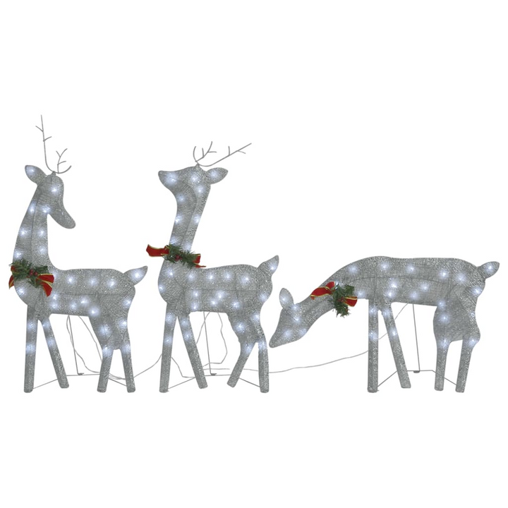 Christmas Reindeer Family 270x7x90 cm Silver Cold White Mesh - Premium  from Home Treasures - Just £70.99! Shop now at Home Treasures