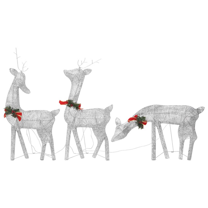 Christmas Reindeer Family 270x7x90 cm Silver Cold White Mesh - Premium  from Home Treasures - Just £70.99! Shop now at Home Treasures