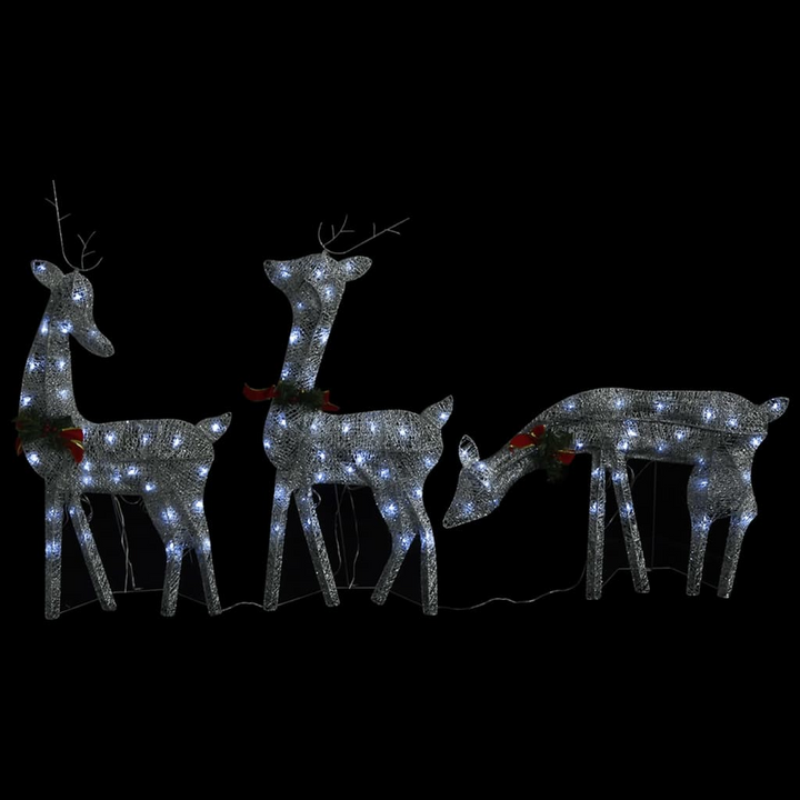 Christmas Reindeer Family 270x7x90 cm Silver Cold White Mesh - Premium  from Home Treasures - Just £70.99! Shop now at Home Treasures