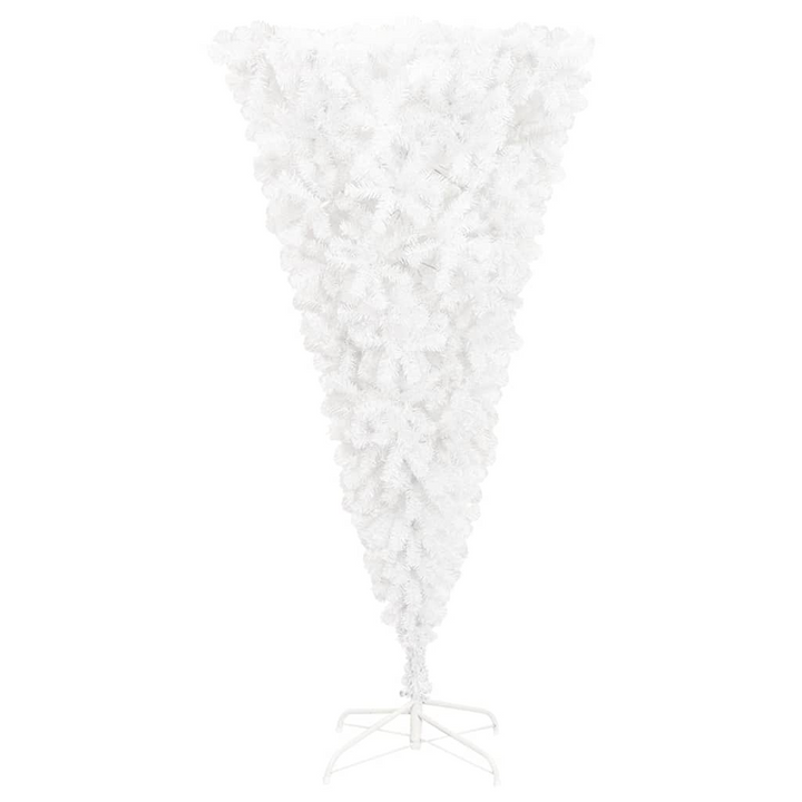 White Upside-down Artificial Christmas Tree with Stand – Festive and Unique Holiday Decoration - Premium  from Home Treasures - Just £30.99! Shop now at Home Treasures