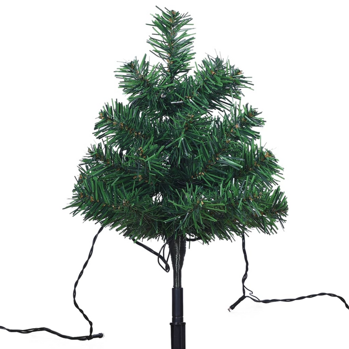 Christmas Pathway Trees 6 pcs with Multicolour LEDs 45 cm PVC - Festive Outdoor Decoration - Premium  from Home Treasures - Just £17.99! Shop now at Home Treasures