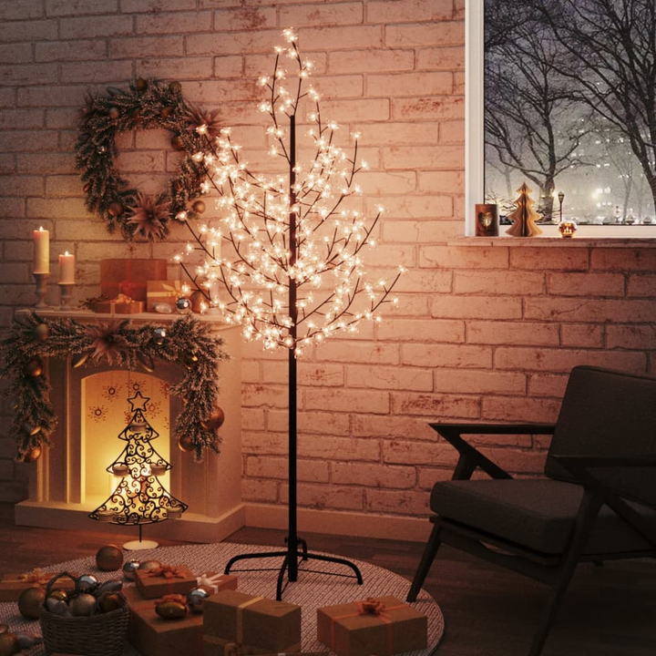 Cherry Blossom LED Tree Warm White 200 LEDs 180 cm - Beautiful, Energy-Efficient Christmas Decoration - Premium  from Home Treasures - Just £54.99! Shop now at Home Treasures