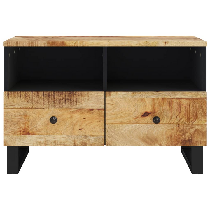 Solid Mango Wood TV Cabinet - Industrial Style with Ample Storage and Sturdy Top - Premium  from Home Treasures - Just £114.99! Shop now at Home Treasures