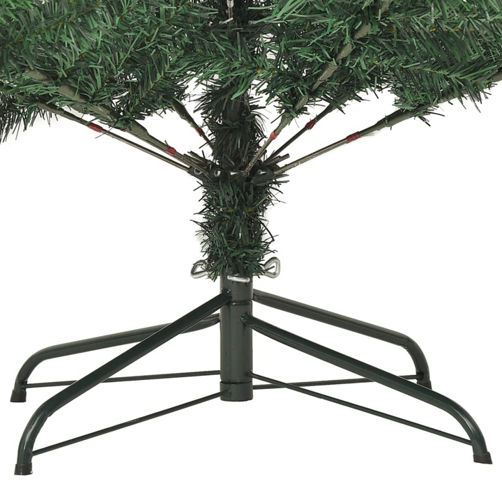 Luxurious Artificial Christmas Tree with Stand - PVC, Hinged Branches, Snow-Flocked with Cones - Premium  from Home Treasures - Just £119.99! Shop now at Home Treasures