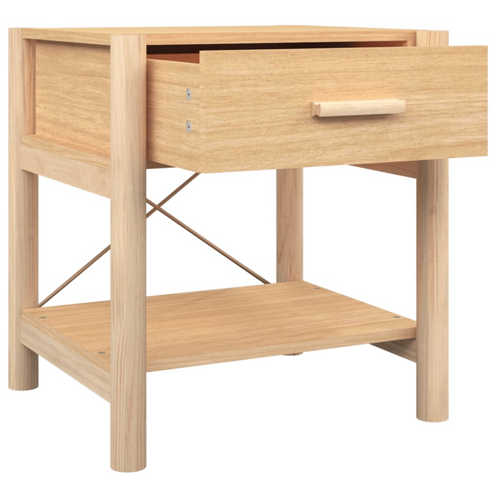 Solid Pine Bedside Tables - Set of 2 (Brown) | 42 x 38 x 45cm | Durable & Stylish Nightstands - Premium  from Home Treasures - Just £80.99! Shop now at Home Treasures