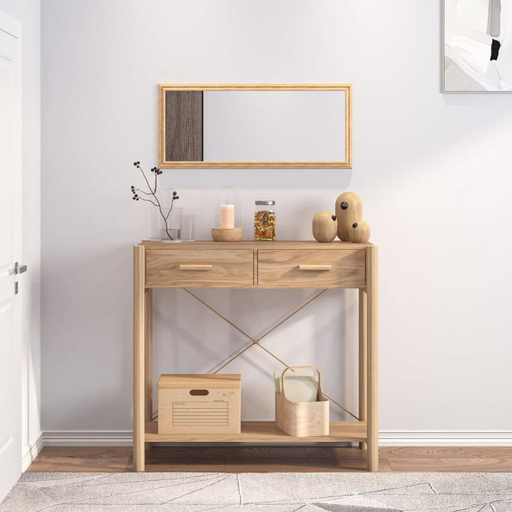 Elegant Brown Console Table - 82 x 38 x 75 cm | Ideal for Entryways & Living Rooms - Premium  from Home Treasures - Just £108.99! Shop now at Home Treasures