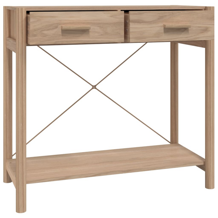 Elegant Brown Console Table - 82 x 38 x 75 cm | Ideal for Entryways & Living Rooms - Premium  from Home Treasures - Just £108.99! Shop now at Home Treasures