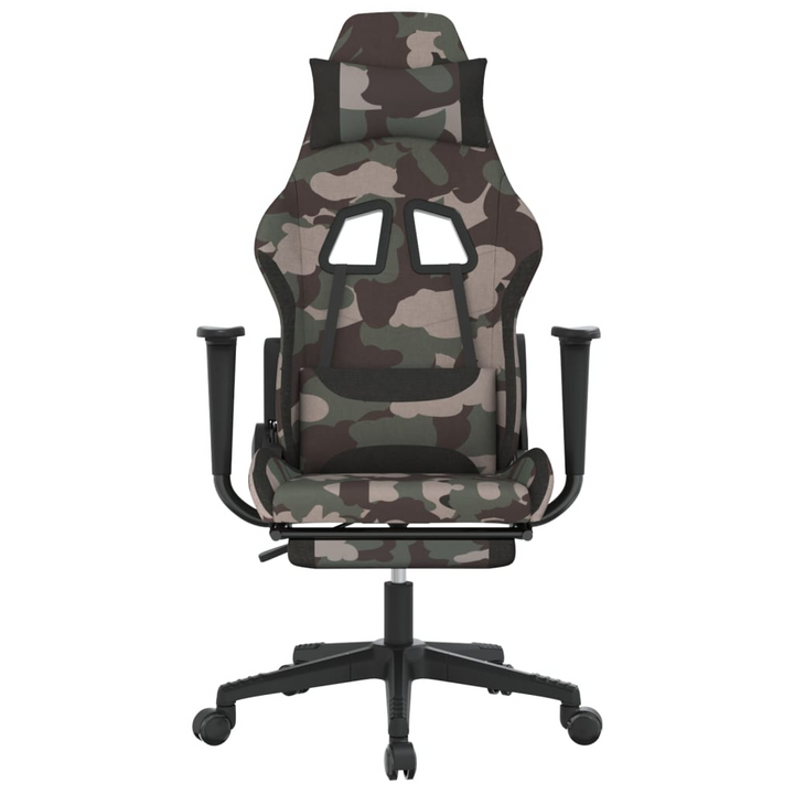 Swivel Gaming Chair with Footrest - Black and Camouflage Fabric | Enhanced Comfort & Customizable Settings - Premium  from Home Treasures - Just £132.99! Shop now at Home Treasures