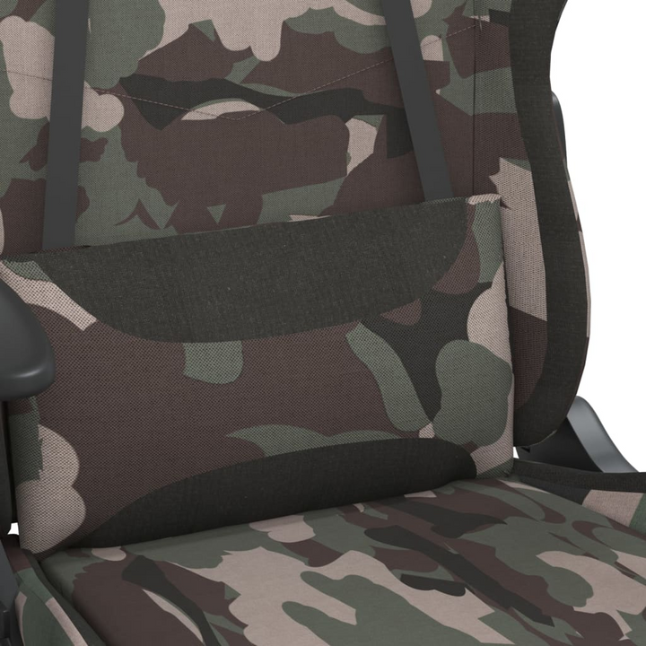 Swivel Gaming Chair with Footrest - Black and Camouflage Fabric | Enhanced Comfort & Customizable Settings - Premium  from Home Treasures - Just £132.99! Shop now at Home Treasures