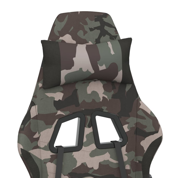 Swivel Gaming Chair with Footrest - Black and Camouflage Fabric | Enhanced Comfort & Customizable Settings - Premium  from Home Treasures - Just £132.99! Shop now at Home Treasures