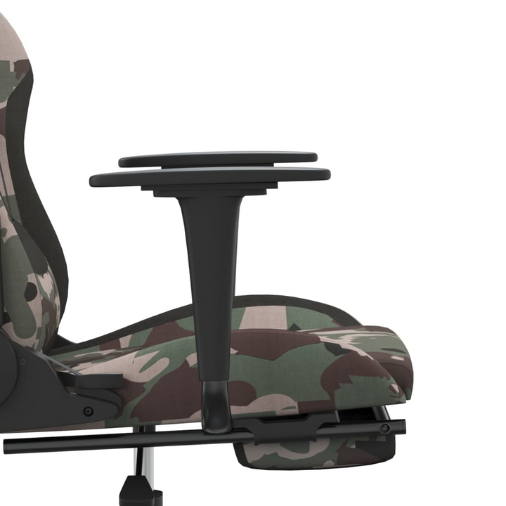 Swivel Gaming Chair with Footrest - Black and Camouflage Fabric | Enhanced Comfort & Customizable Settings - Premium  from Home Treasures - Just £132.99! Shop now at Home Treasures