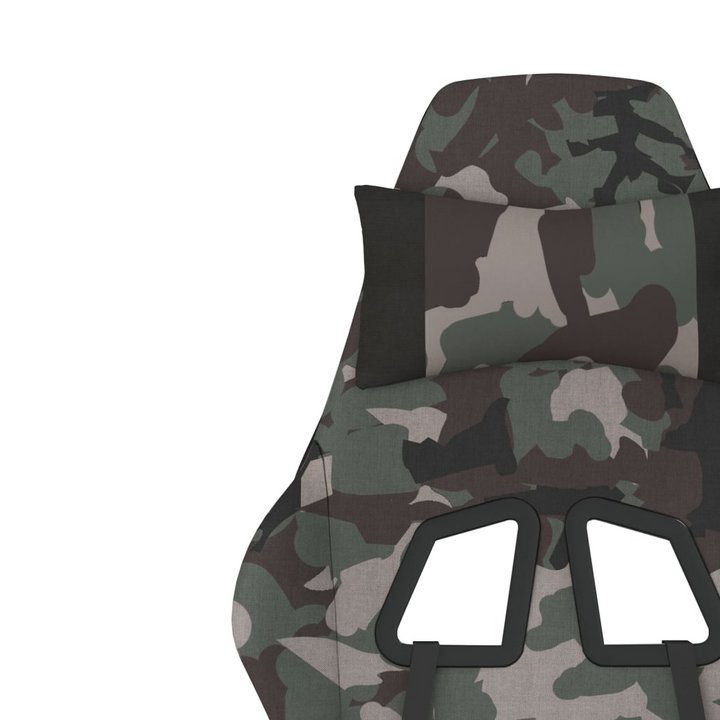 Swivel Gaming Chair with Footrest - Black and Camouflage Fabric | Enhanced Comfort & Customizable Settings - Premium  from Home Treasures - Just £132.99! Shop now at Home Treasures