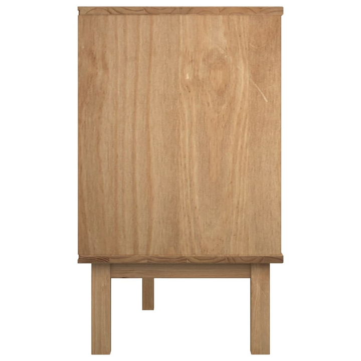 OTTA Drawer Cabinet in Brown & Grey – Scandinavian Design | Solid Pine Wood | 113.5x39.5x73cm - Premium  from Home Treasures - Just £157.99! Shop now at Home Treasures